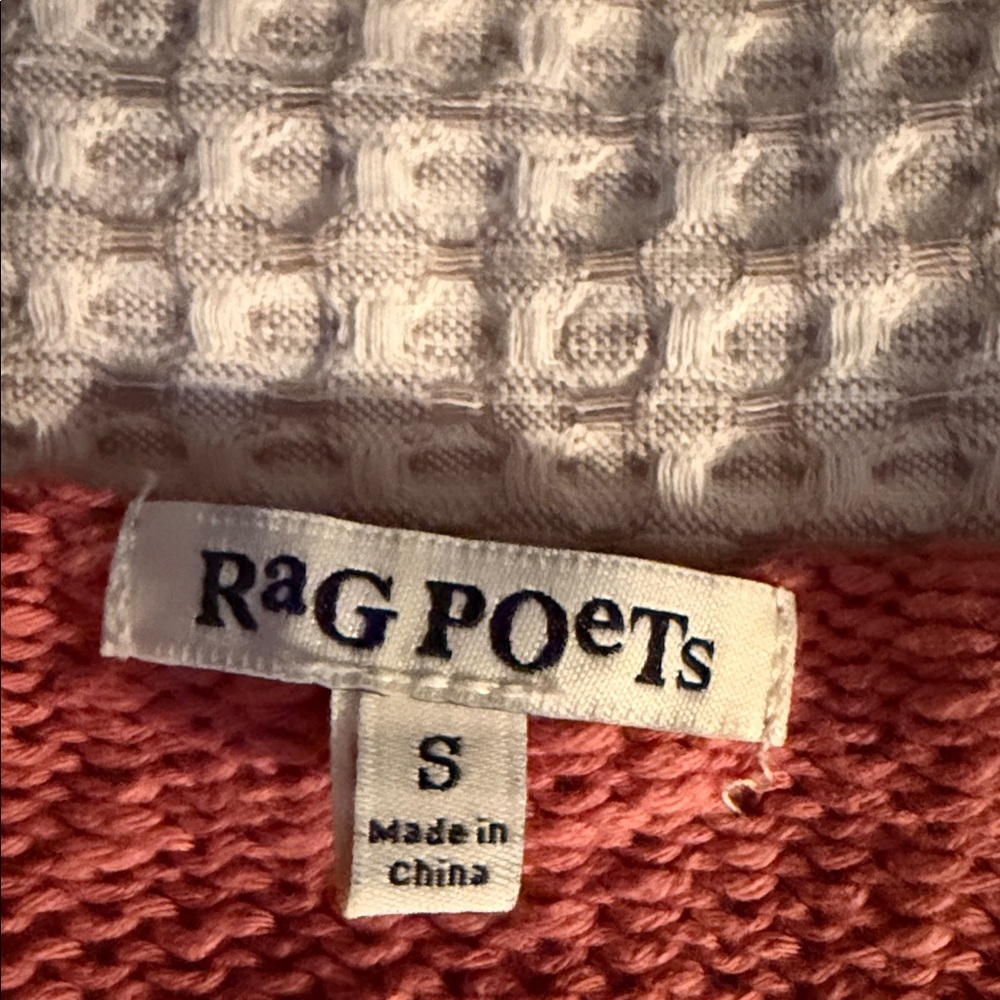 V-Neck Sweater in Warm Orange - Picture 2 of 5